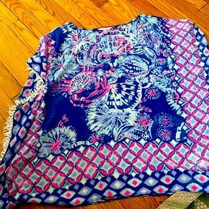 Lilly Pulitzer tunic sz m - swim cover up or wear as a top